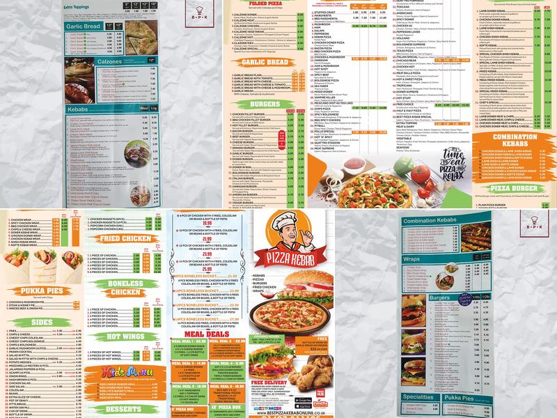 Best Pizza Kebab Menu