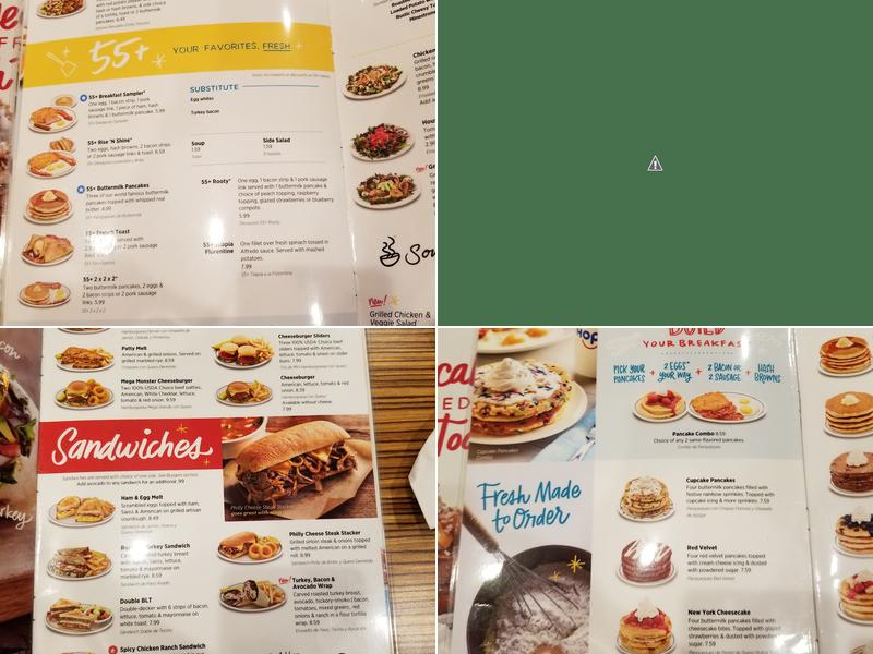 IHOP Menu