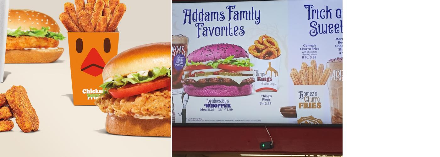 Burger King Menu