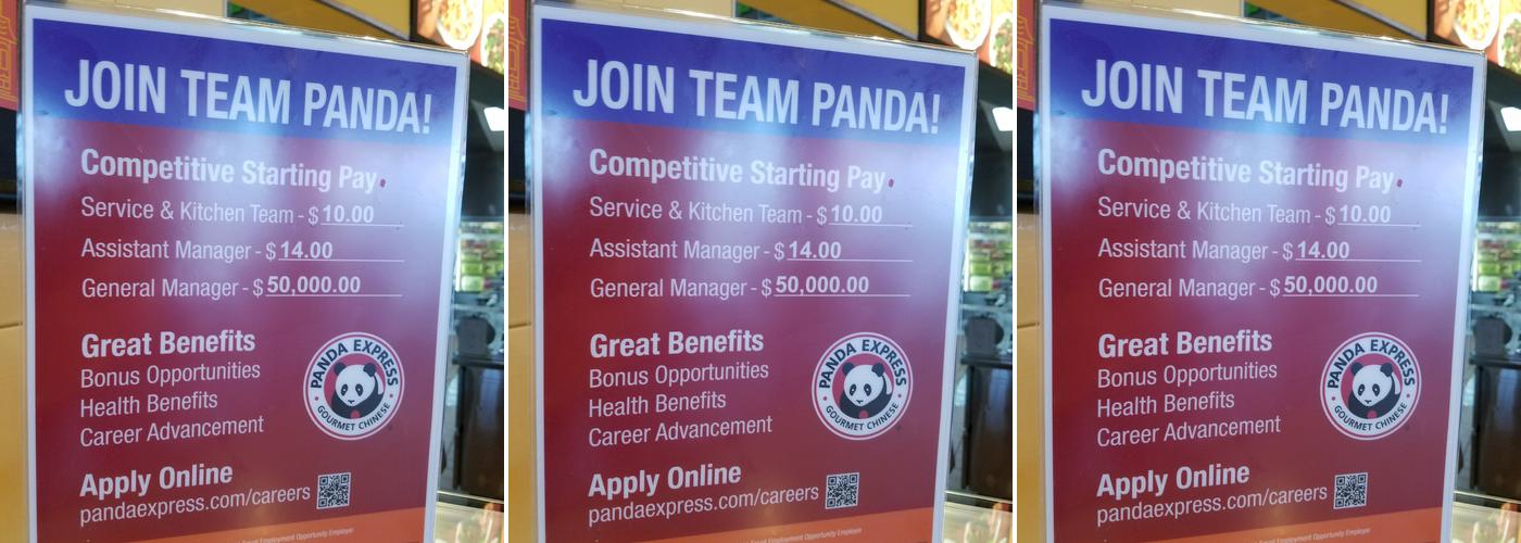 Panda Express Menu