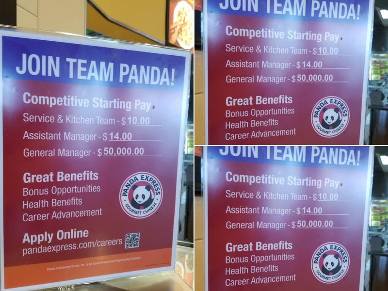 Panda Express Menu