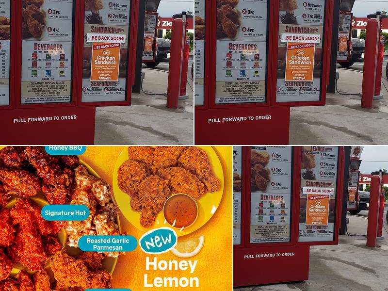 Popeyes Louisiana Kitchen Menu