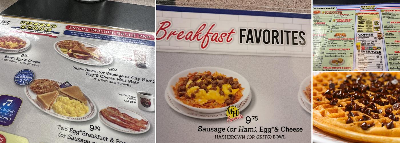 Waffle House Menu