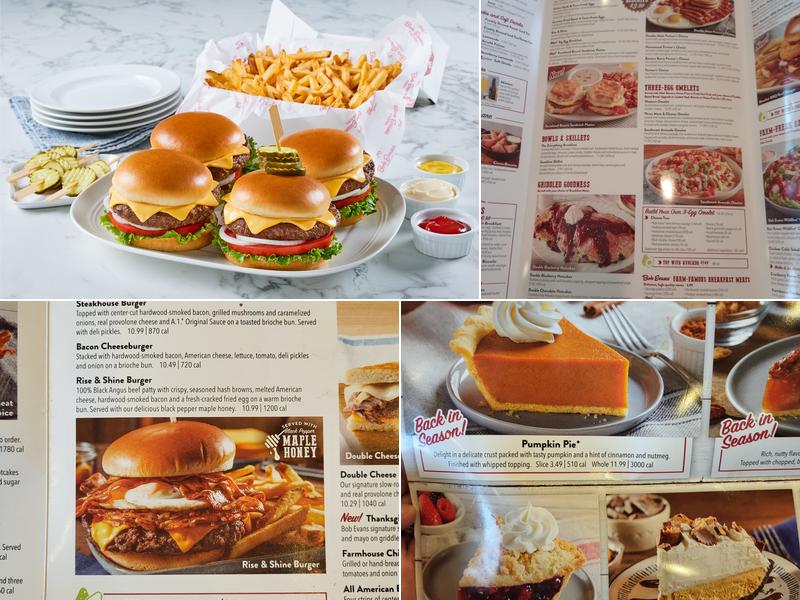 Bob Evans Menu