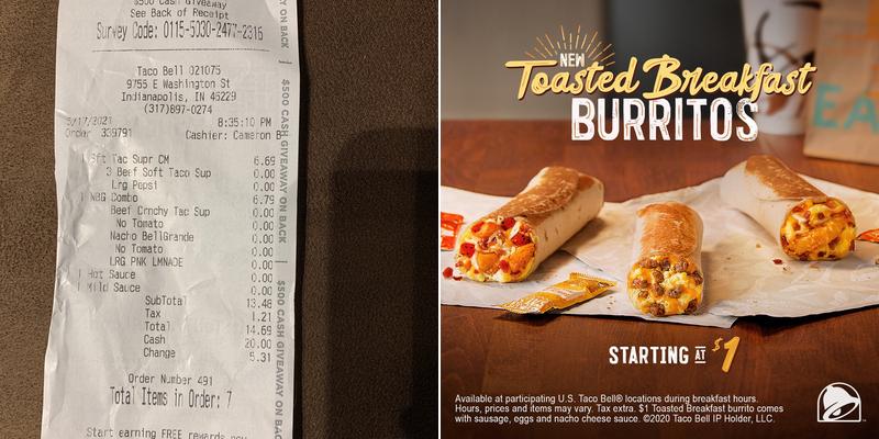 Taco Bell Menu