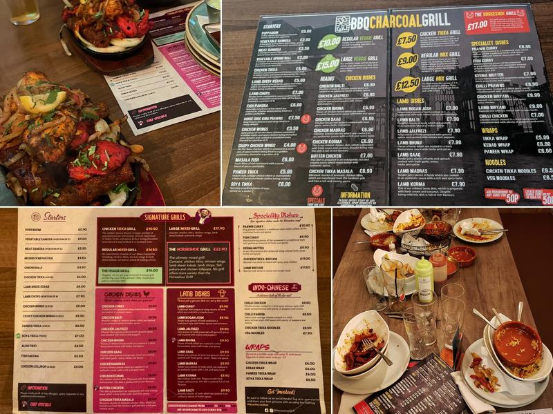 The New Horseshoe Bar & Grill Menu