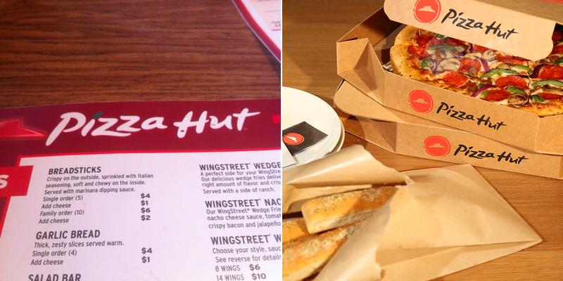 Pizza Hut Menu