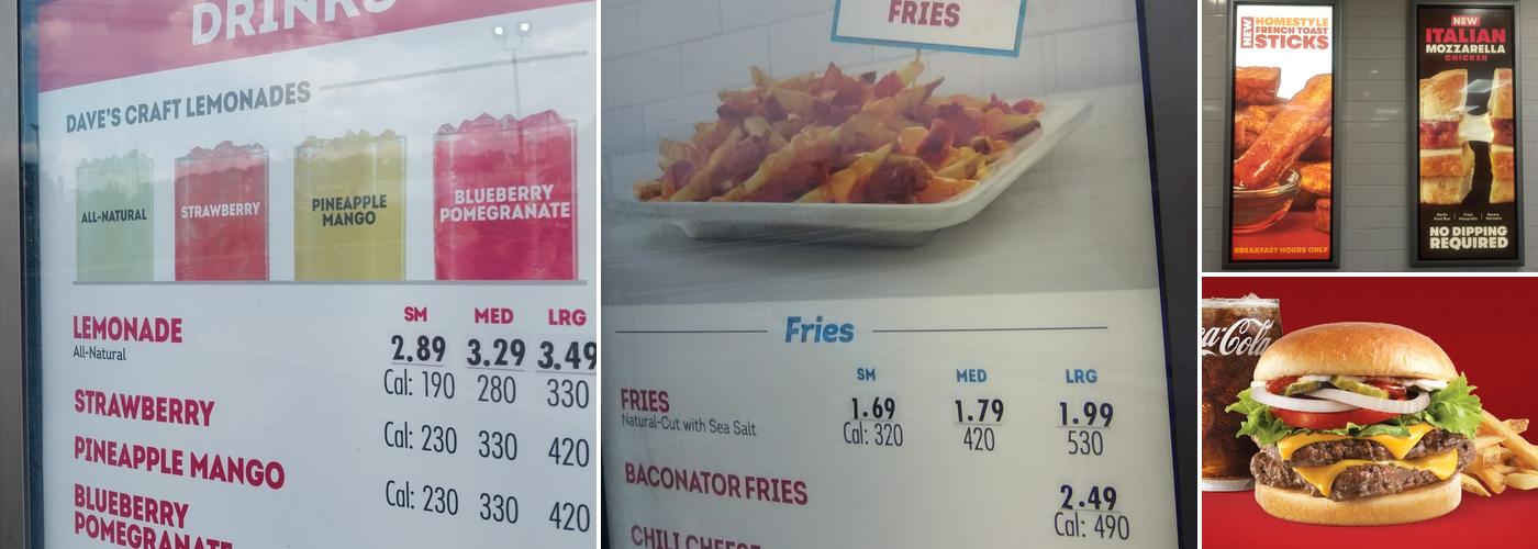 Wendy's Menu