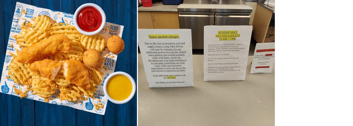 Long John Silver's Menu