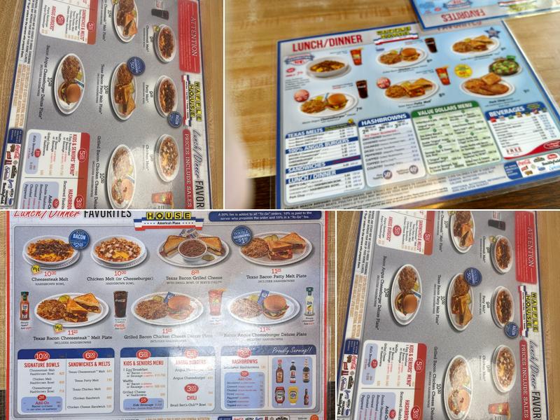 Waffle House Menu