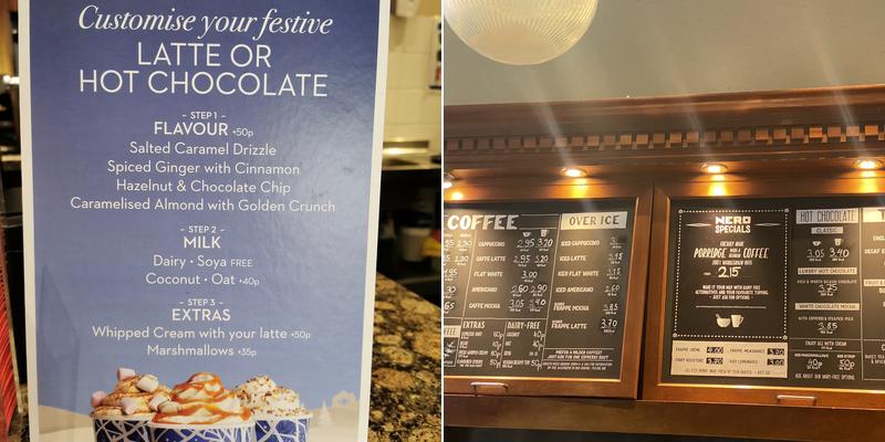 Caffè Nero Menu