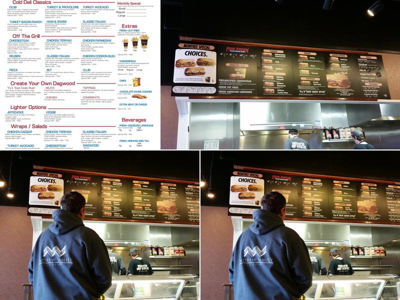 Penn Station East Coast Subs Menu