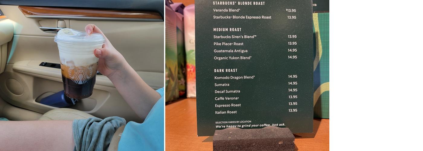 Starbucks Menu