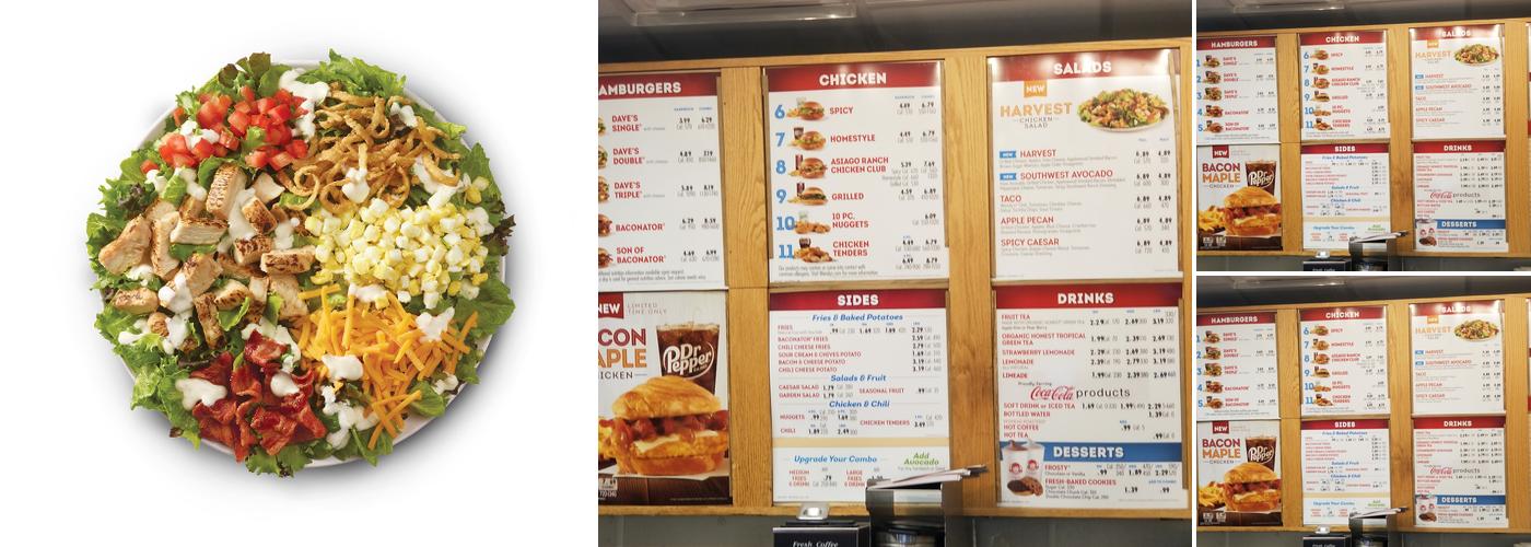 Wendy's Menu