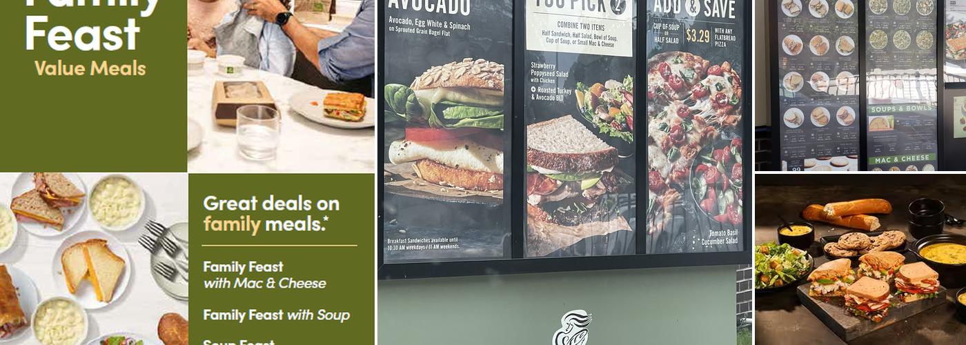 Panera Bread Menu