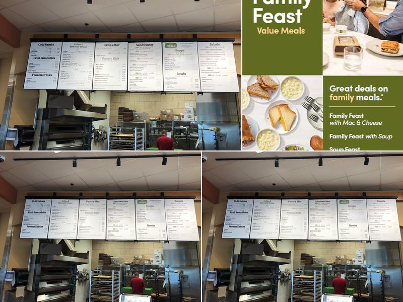 Panera Bread Menu