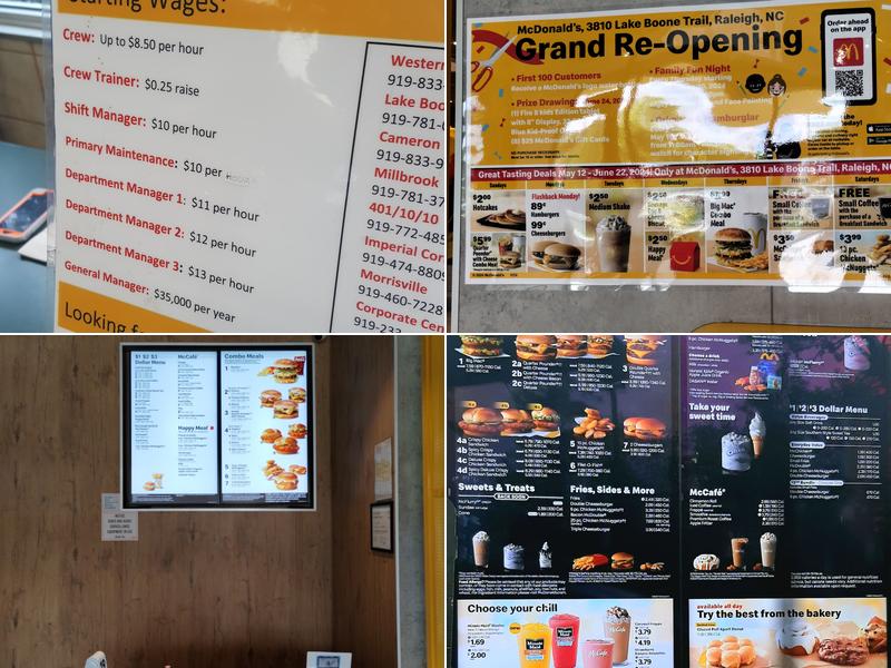 McDonald's Menu
