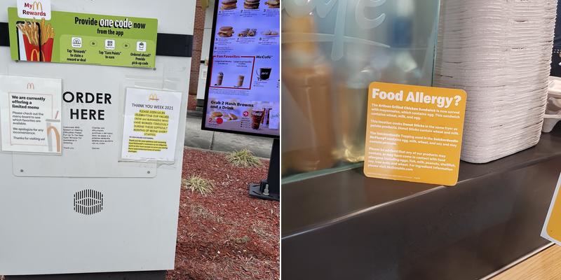 McDonald's Menu