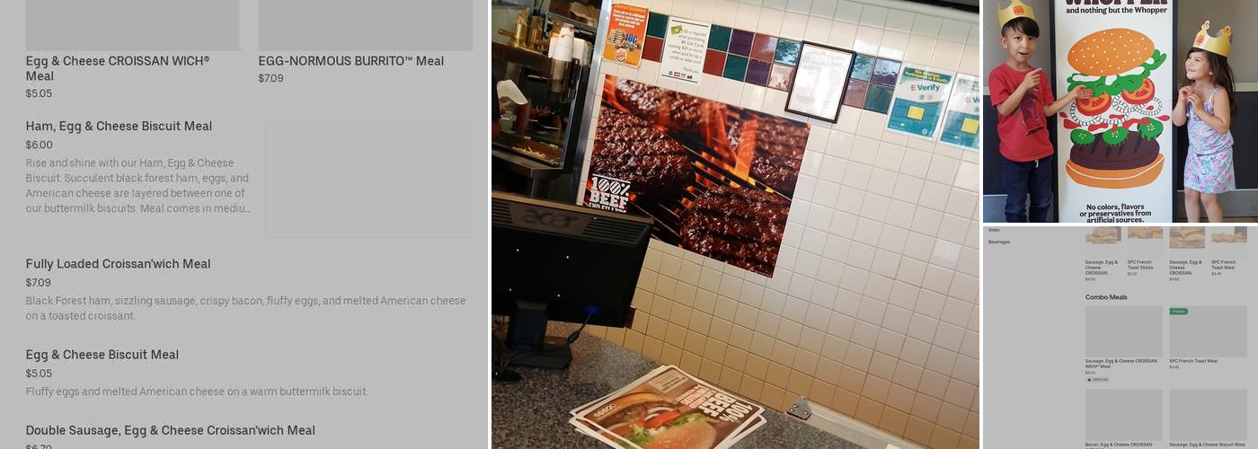 Burger King Menu