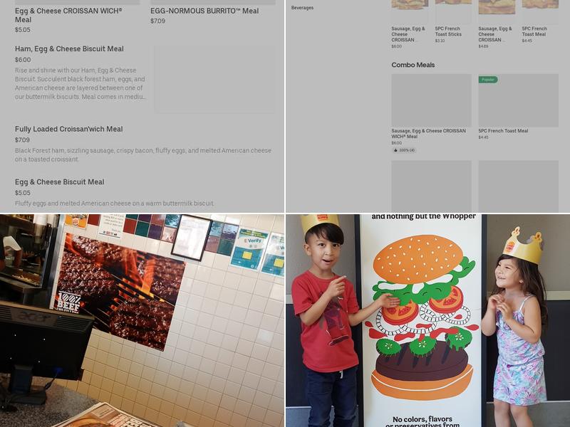 Burger King Menu