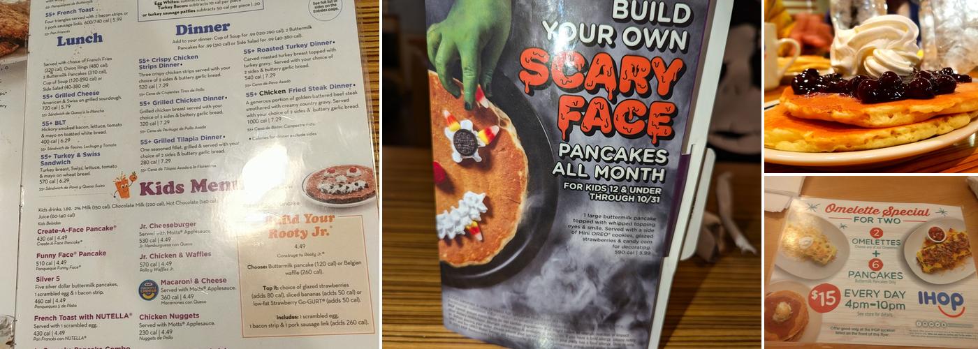 IHOP Menu