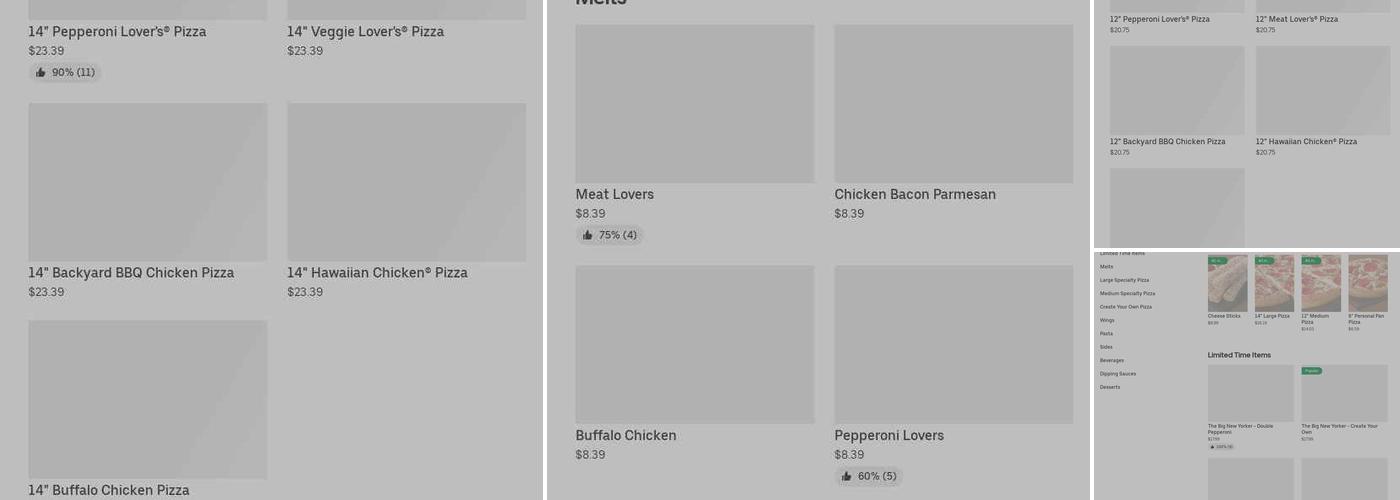 Pizza Hut Menu
