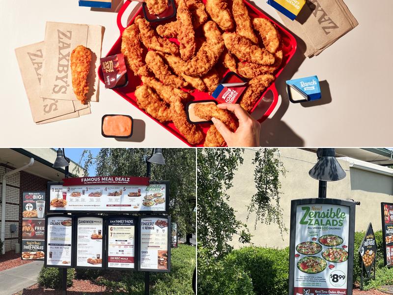 Zaxbys Chicken Fingers & Buffalo Wings Menu