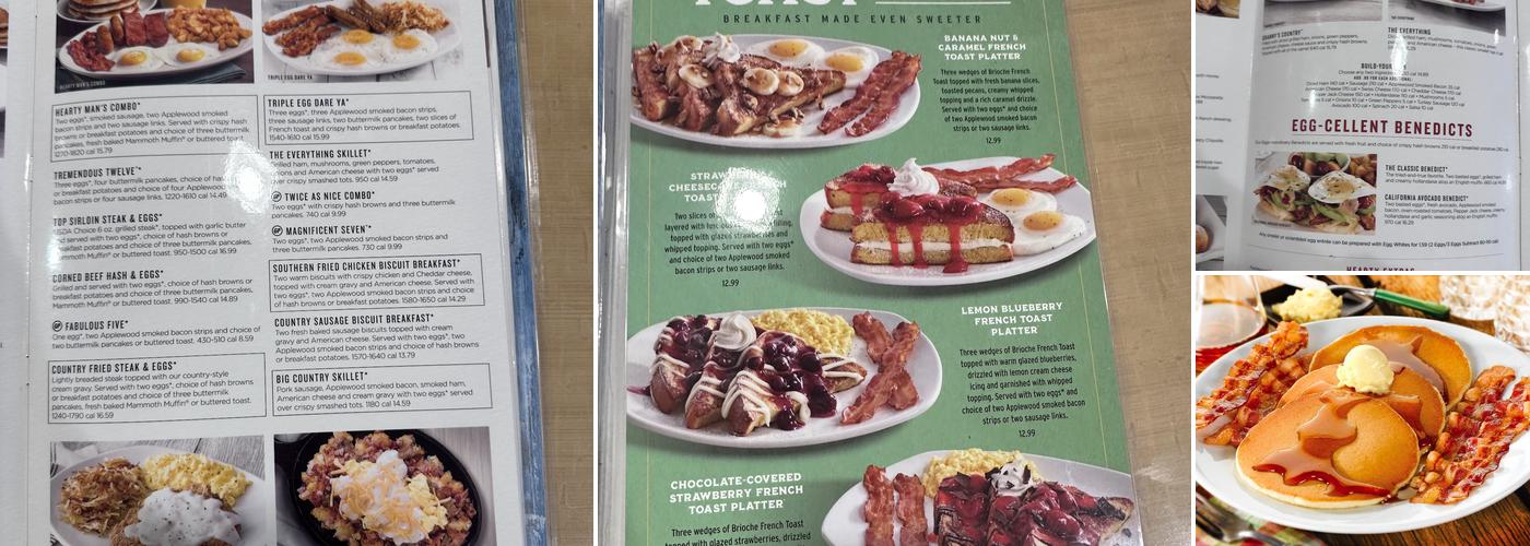 Perkins Restaurant & Bakery Menu