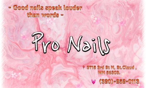 Pro Nails 3715 3rd St N, St Cloud Minnesota 56303