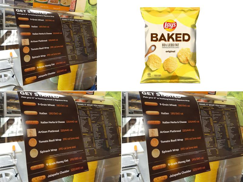Subway Menu