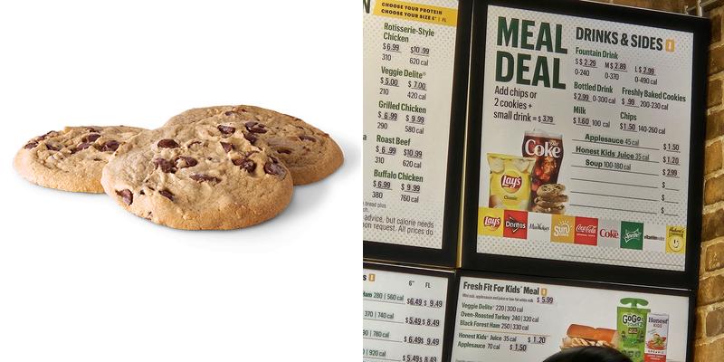 Subway Menu