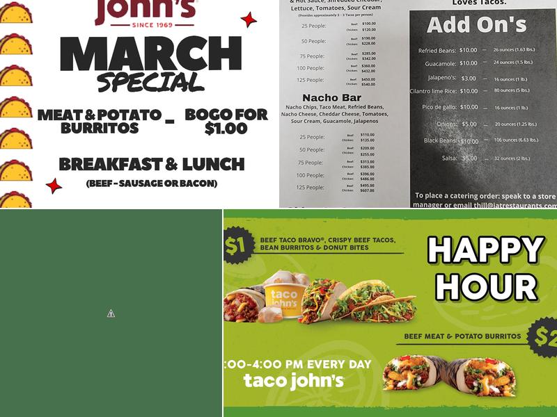 Taco John's Menu