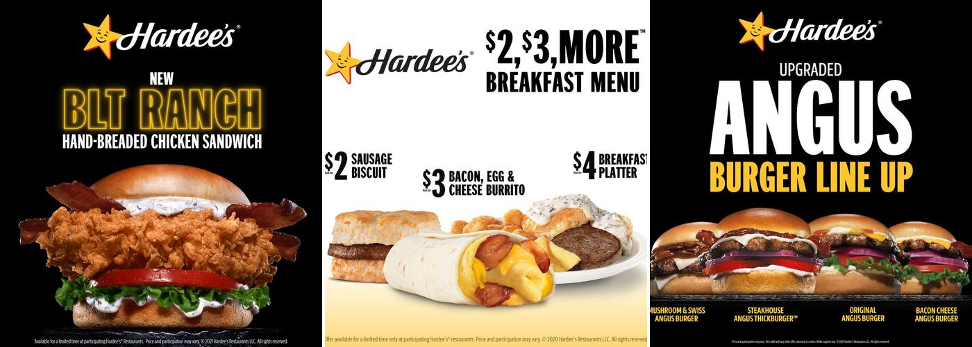 Hardee's Menu