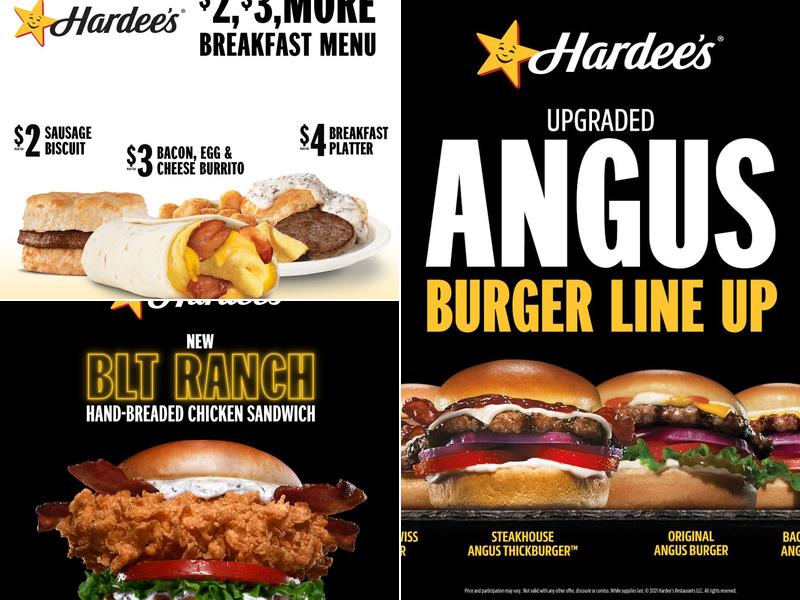 Hardee's Menu