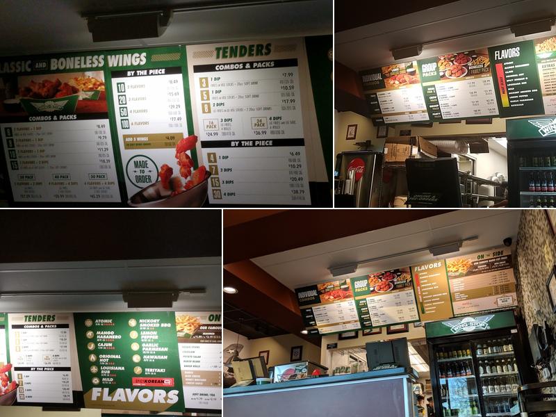 Wingstop Menu