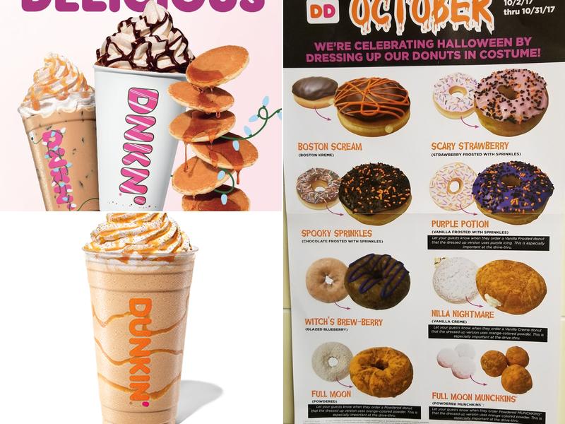 Dunkin' Menu
