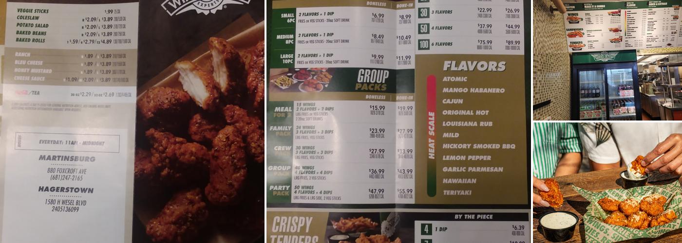 Wingstop Menu