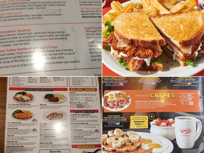 Denny's Menu