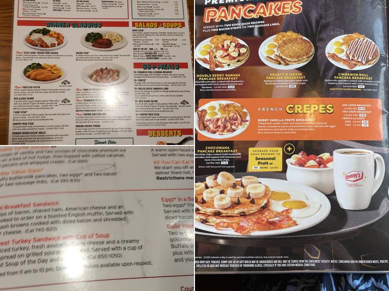 Denny's Menu