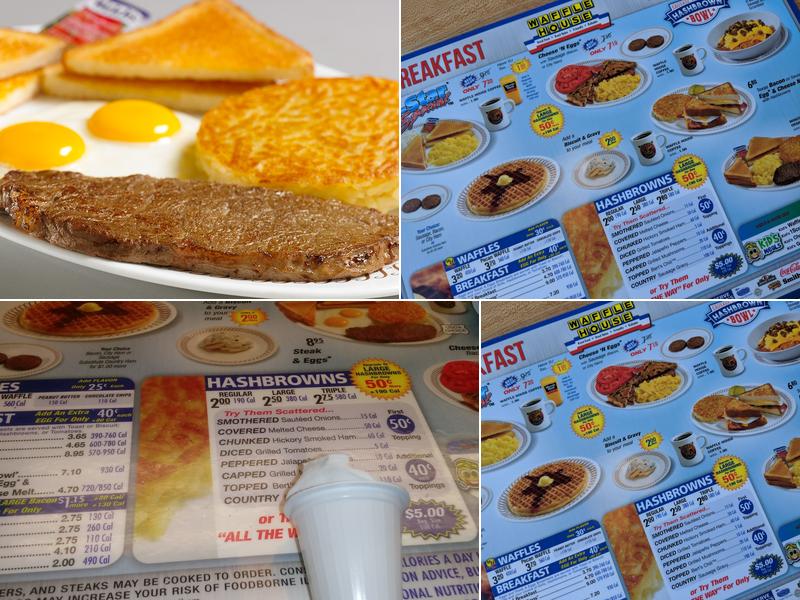 Waffle House Menu