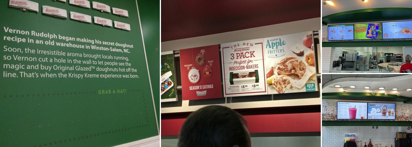 Krispy Kreme Menu