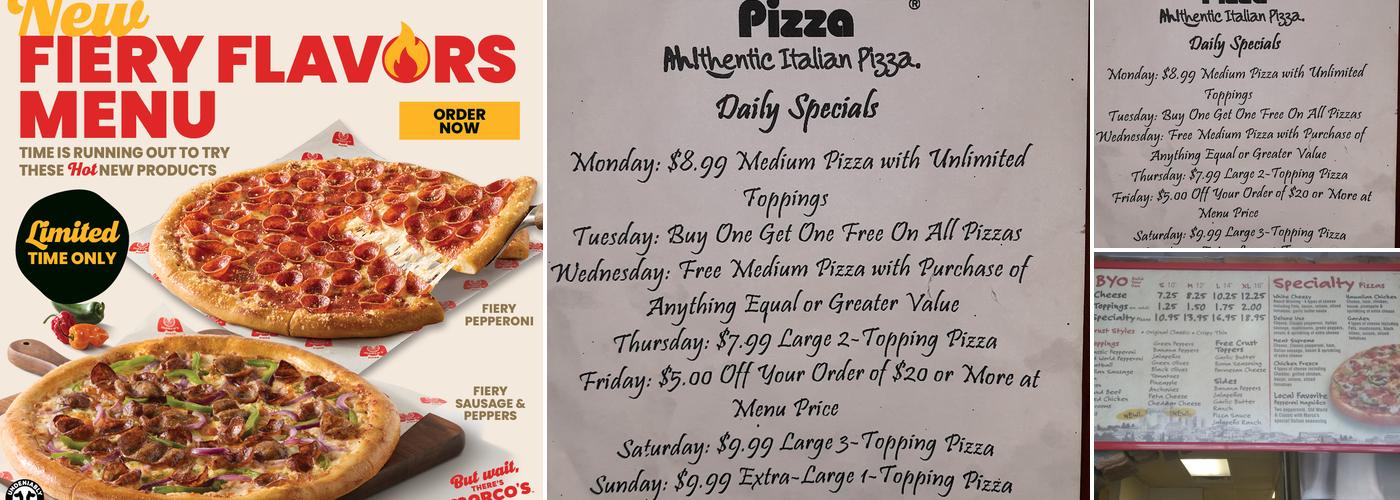 Marco's Pizza Menu