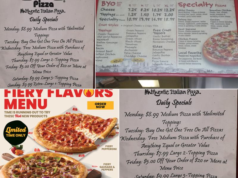 Marco's Pizza Menu