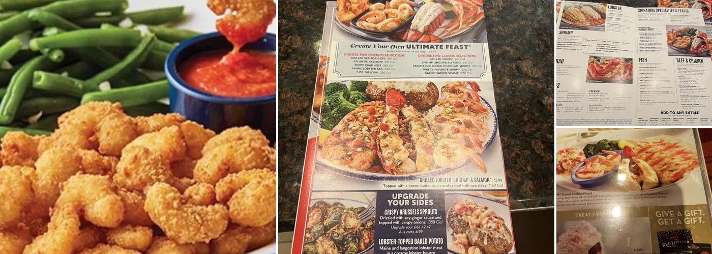 Red Lobster Menu