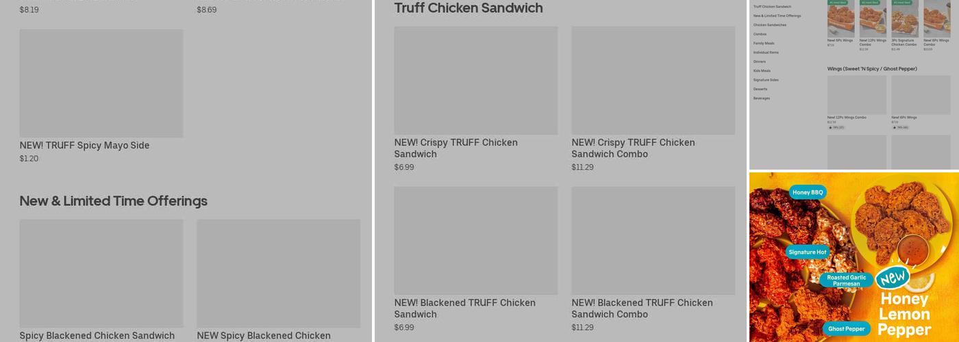 Popeyes Louisiana Kitchen Menu