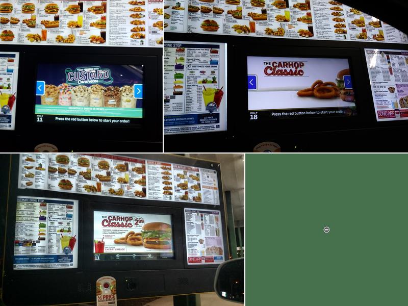 Sonic Drive-In Menu