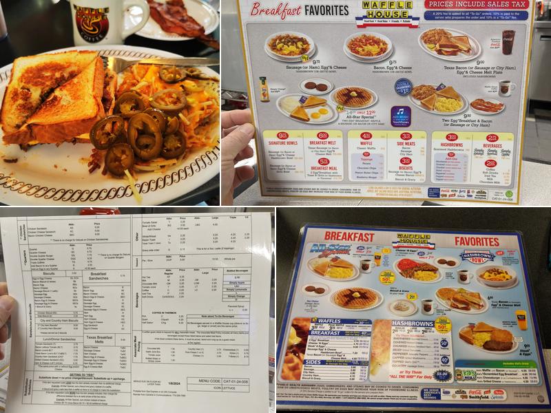 Waffle House Menu
