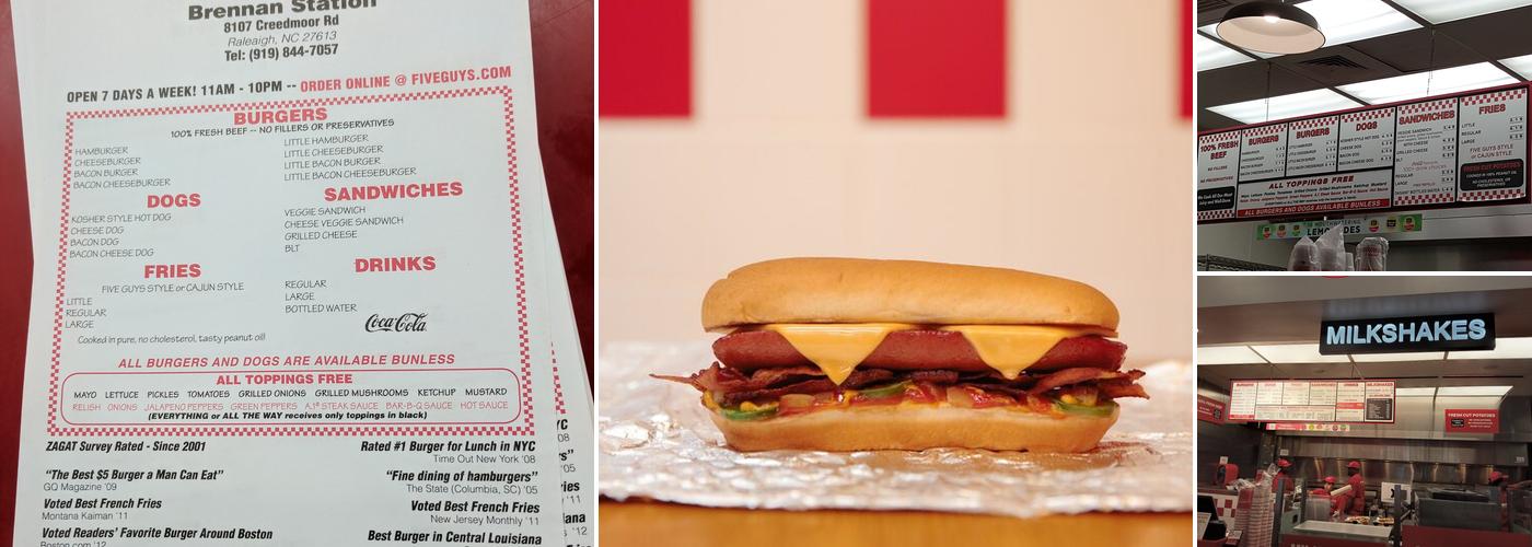 Five Guys Menu