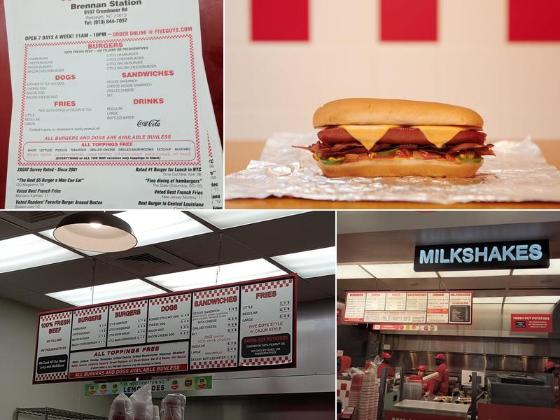 Five Guys Menu