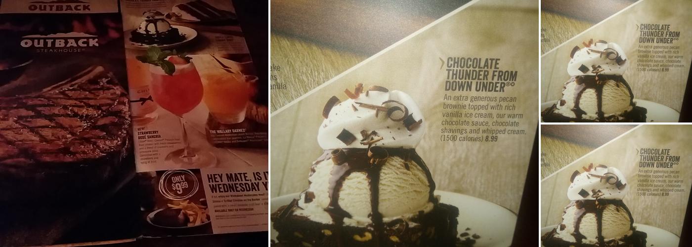 Outback Steakhouse Menu